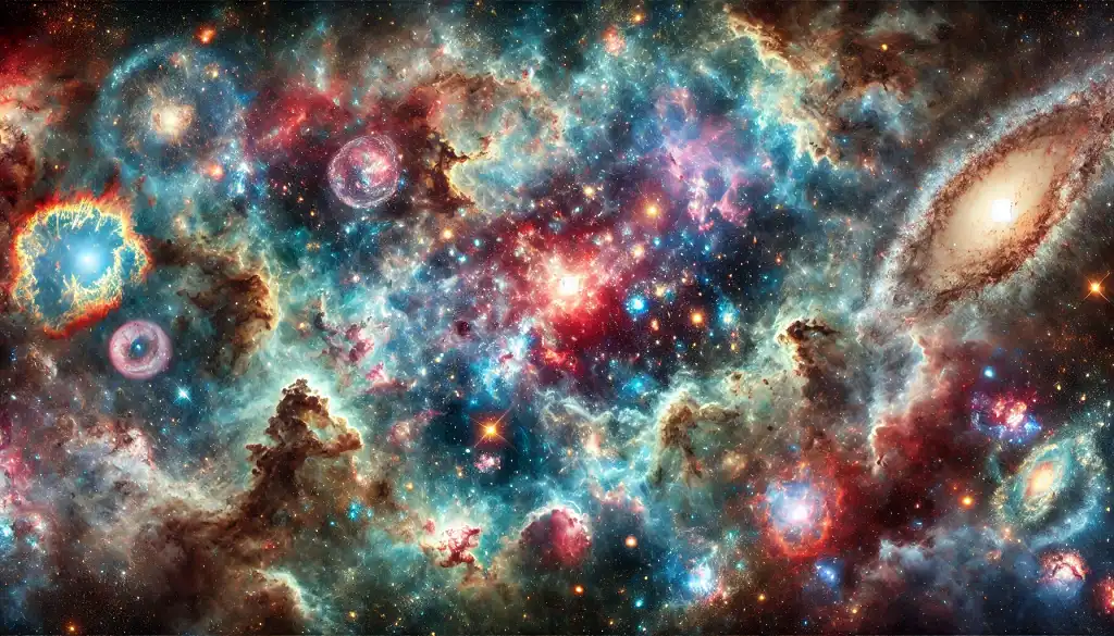 The Colors of Nebulae: Cosmic Clouds of Gas and Dust