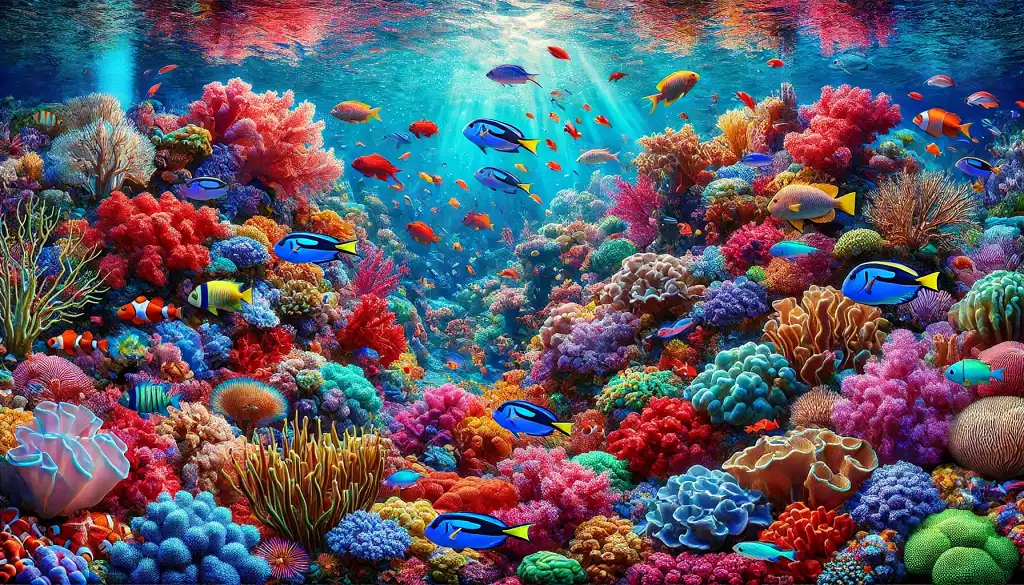 Scene inspired by the Great Barrier Reef